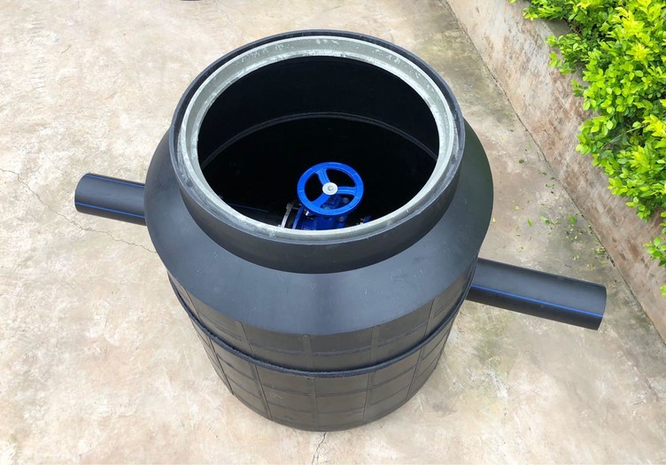 塑料閥門(mén)井之DN160給水(shuǐ)管